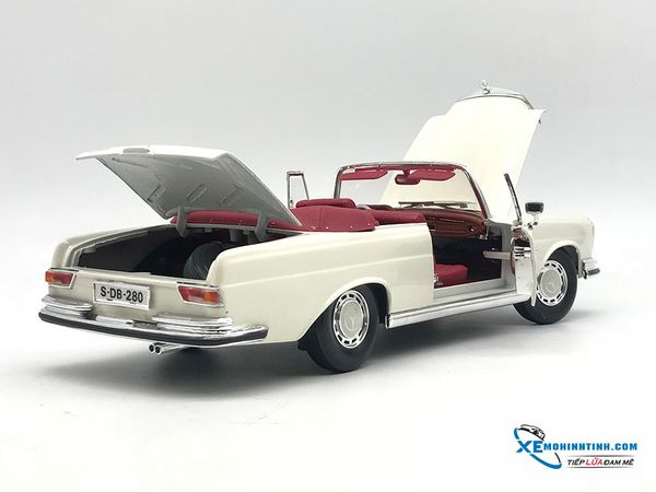 Mercedes-Benz 280SE (1967) 1:18 Maisto Trắng