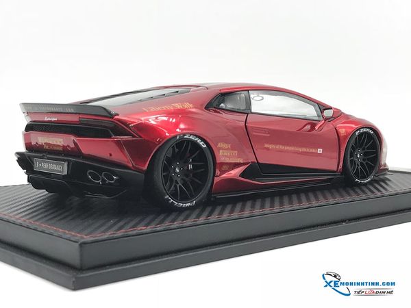 XE MÔ HÌNH LAMBORGHINI HURACAN LB 1:18 ACM (ĐỎ)