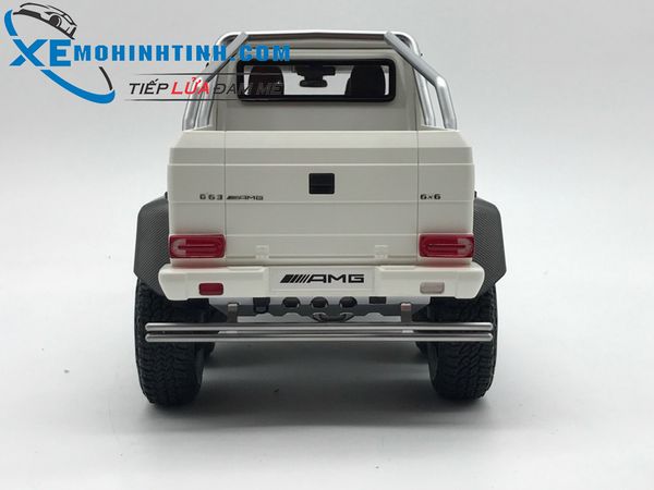 Xe Mô Hình Mercedes Benz G63 6X6 Amg 1:18 Autoart (Trắng)