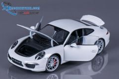 Xe Mô Hình Porsche 911 Carrera S 1:18 Welly (Trắng)