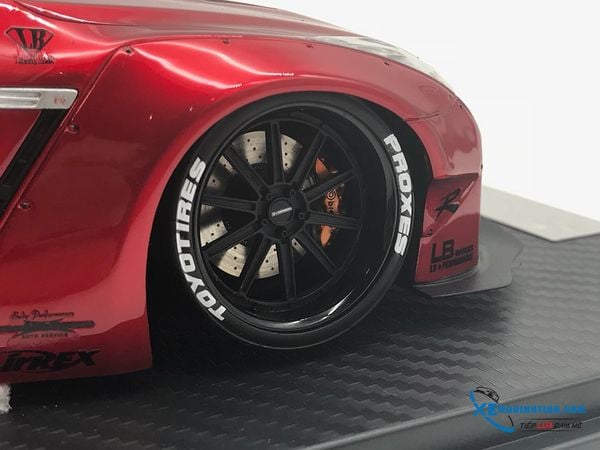 Nissan GTR R35 LB ONEMODEL 1:18 (Đỏ)