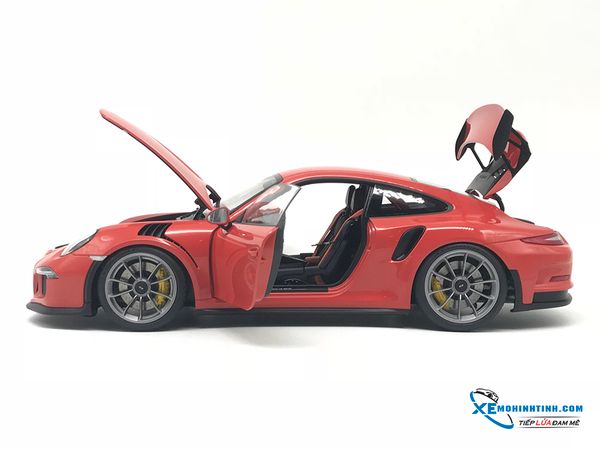 1/18 PORSCHE 911(991) GT3 RS (LAVA ORANGE/DARK GREY WHEELS)