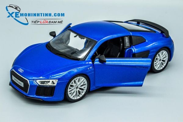 XE MÔ HÌNH AUDI R8 PLUS 1:24 MAISTO (XANH)