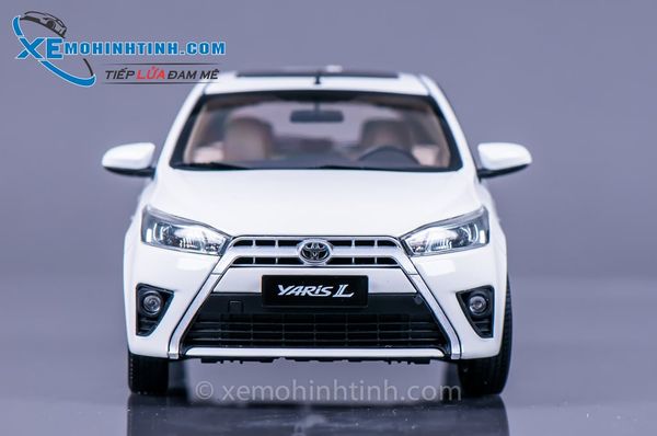 Xe Mô Hình Toyota Yaris 1:18 Paudi (Trắng)