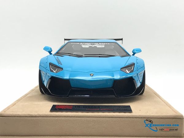 LB1864(BB-D) MH LB WALKS LAMBORGHINI AVENTADOR LP700-4 (BLUE-DA)