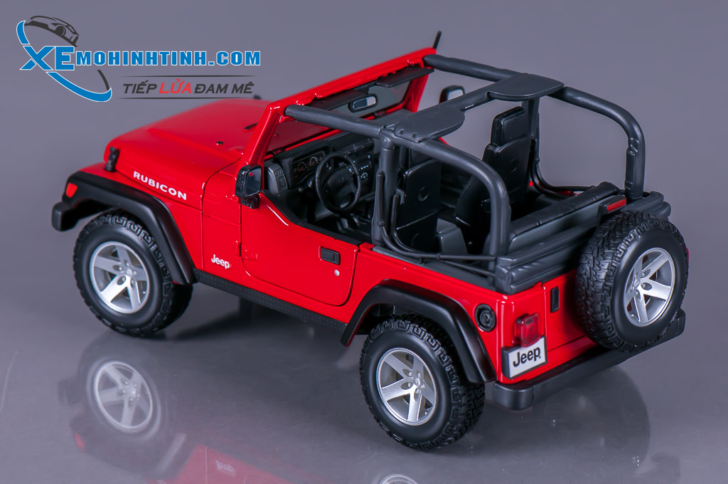 Xe Mô Hình Jeep Wrangler Rubicon 1:18 Maisto (Đỏ) – Shop Xe Mô Hình Tĩnh