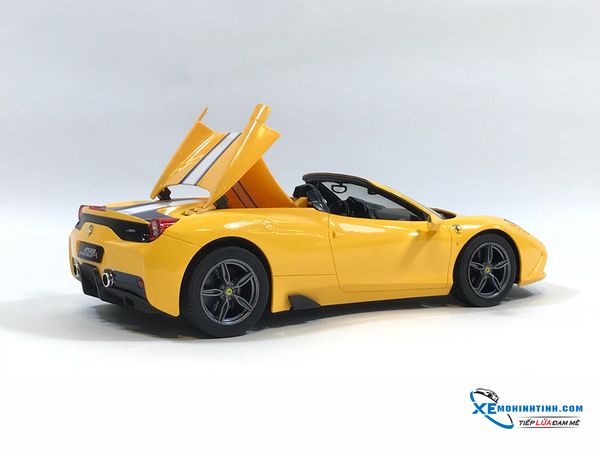 74560 HỘP XE HƠI FERRARI SẮT MUI TRẦN ĐK CÓ SẠC, VÔ LĂNG 1:14