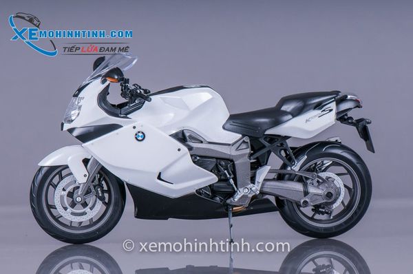 XE MÔ HÌNH BMW K1300S 1:10 WELLY (TRẮNG)