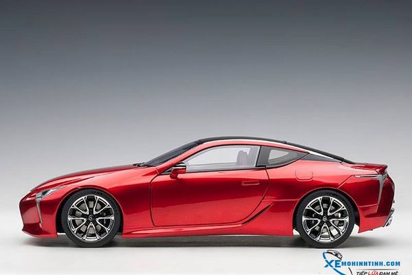 Xe Mô Hình Lexus LC 500 1:18 Autoart ( Đỏ nội thất Hồng )