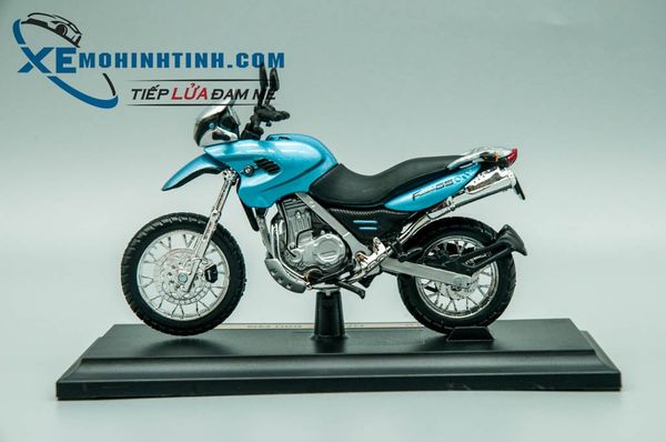 XE MÔ HÌNH BMW F650 GS 1:18 MAISTO (XANH)