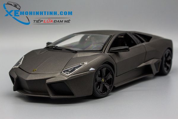 XE MÔ HÌNH LAMBORGHINI REVENTON 1:18 BBURAGO (XÁM)