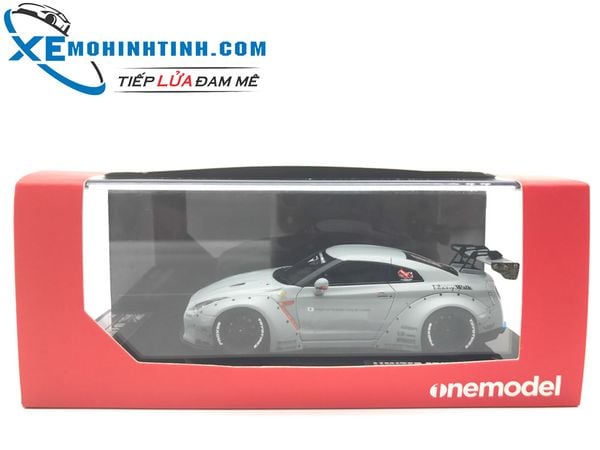 Nissan GTR R35 Liberty Walk 1:43 Onemodel (Xám)