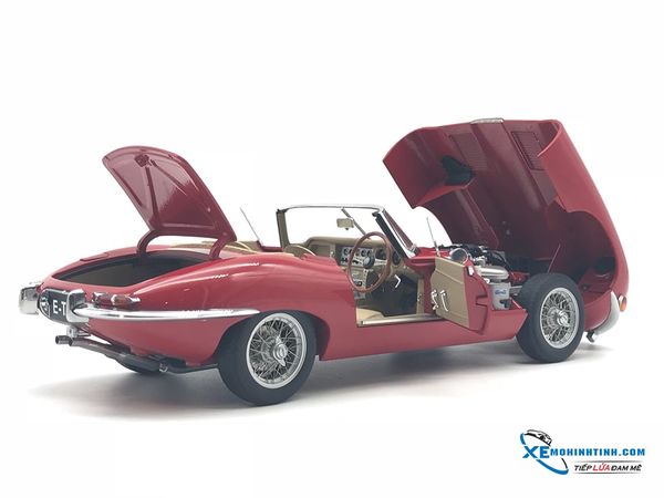 Jaguar  E-TYPE ROADSTER SERIES I 3.8  Autoart 1:18 (Đỏ)