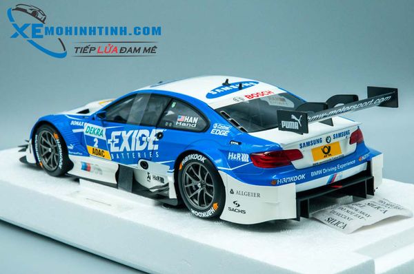 XE MÔ HÌNH BMW M3 DTM - BMW TEAM RMG - J. HAND DTM 2012 1:18 MINICHAMPS