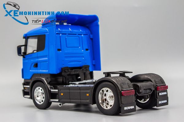 Xe Mô Hình Scania R470 1:32 Welly (Xanh Dương)