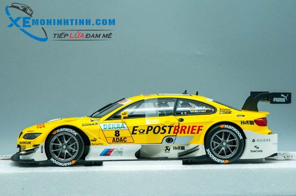 Xe Mô Hình Bmw M3 Team Schnitzer Dtm - D. Werner 2012 1:18 Minichamps