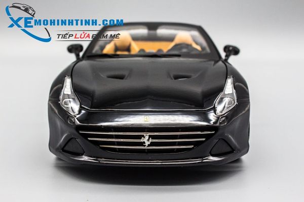 Xe Mô Hình Ferrari California T Special Mui Trần 1:18 Bburago (Đen)