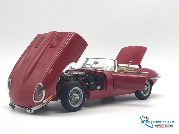 Jaguar  E-TYPE ROADSTER SERIES I 3.8  Autoart 1:18 (Đỏ)