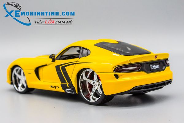 XE MÔ HÌNH DODGE SRT VIPER GTS 2013 1:24 MAISTO (VÀNG)