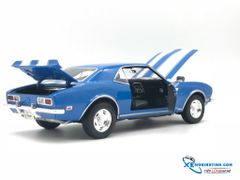 XE MÔ HÌNH CHEVROLET CAMARO Z28 1:18 WELLY (XANH DƯƠNG)