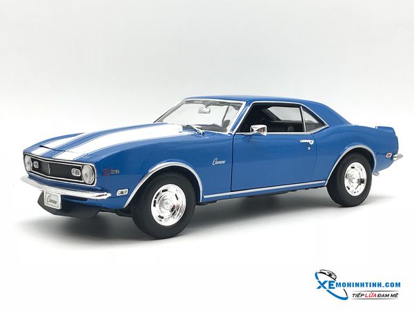 XE MÔ HÌNH CHEVROLET CAMARO Z28 1:18 WELLY (XANH DƯƠNG)