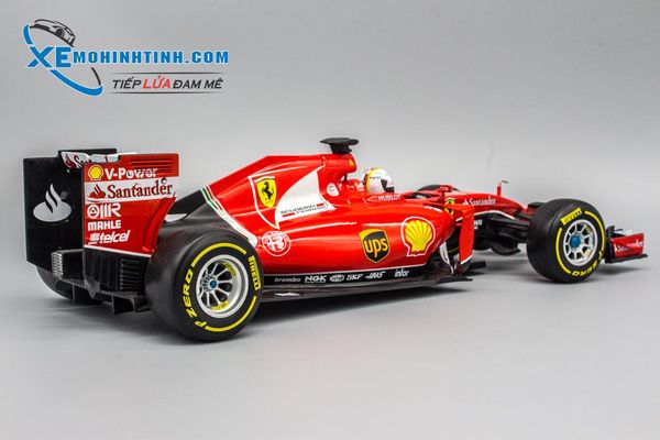 XE MÔ HÌNH FERRARI F1 SF15-T 2015 NO.5 VETTEL 1:18 BBURAGO