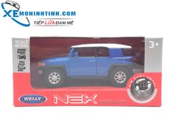 HỘP XE MÔ HÌNH Toyota FJ Cruiser WELLY 1:36 (Xanh)