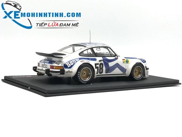 Porsche 934 #58 1977 Porsche Kremer Racing TOPSPEED 1:18 (Xanh)