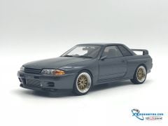 Nissan Skyline GT-R (R32) (Gun Grey Metallic) Wangan Midnight 1:18 ( Xám )