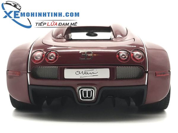 Xe Mô Hình 1:18 Bugatti Veyron L'Edition Centenaire (Italian Red/Achille Varzi)