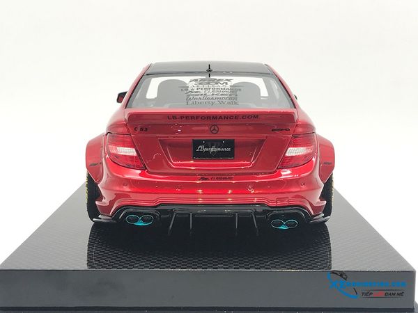 MERCEDES-BENZ C63 LIBERTY WALK ĐỎ - ĐẾ CARBON