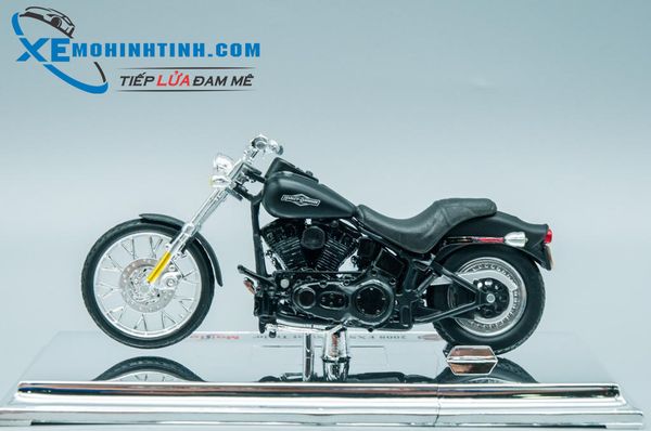 XE MÔ HÌNH HARLEY DAVIDSON 2008 FXSTB Night Traink 1:18 MAISTO (ĐEN)