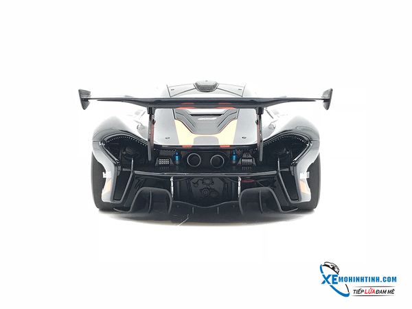 MH MCLAREN P1 GTR 1:18 AUTOART (DARK GREY METALLIC:ORANGE ACCENTS)