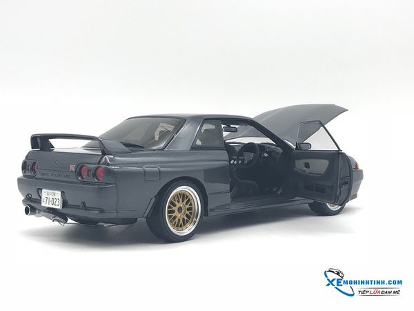 Nissan Skyline GT-R (R32) (Gun Grey Metallic) Wangan Midnight 1:18 ( Xám )