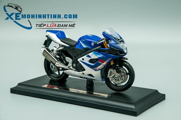 Xe Mô Hình Suzuki Gsx-R1000 1 1:18 Maisto (Xanh Dương)