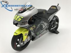 XE MÔ HÌNH YAMAHA YZR M1 VALENTINO ROSSI 46 TESTBIKE SEPANG FEBRUARY 2013 1:12 MINICHAMPS (XÁM)