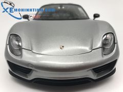 1/18 PORSCHE 918 SPYDER WEISSACH PACKAGE (GT SILBER METALLIC/SILVER METALLIC)