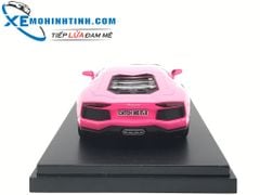 Xe Mô Hình Lamborghini Aventador 1:43 Gtautos (Hồng)