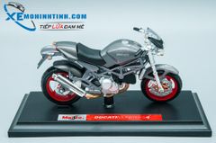 XE MÔ HÌNH DUCATI MONSTER S4 1:18 MAISTO (XÁM)