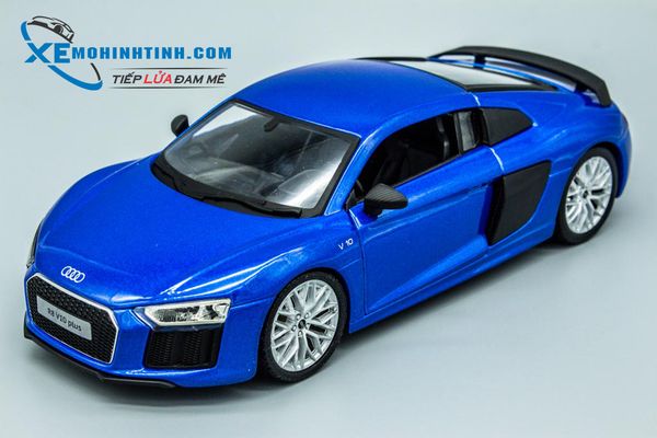 XE MÔ HÌNH AUDI R8 PLUS 1:24 MAISTO (XANH)