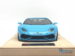 LB1860P MH LIBERTY WALK 1:18 HURACAN LB610 (BABY BLUE) ĐẾ DA