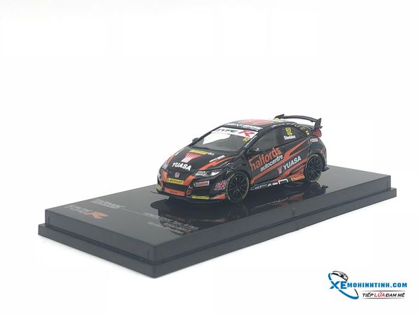 Honda Civic Type RFK 2 BTCC 2017 Gordon Shedden 1:64 Tarmac ( đen cam )
