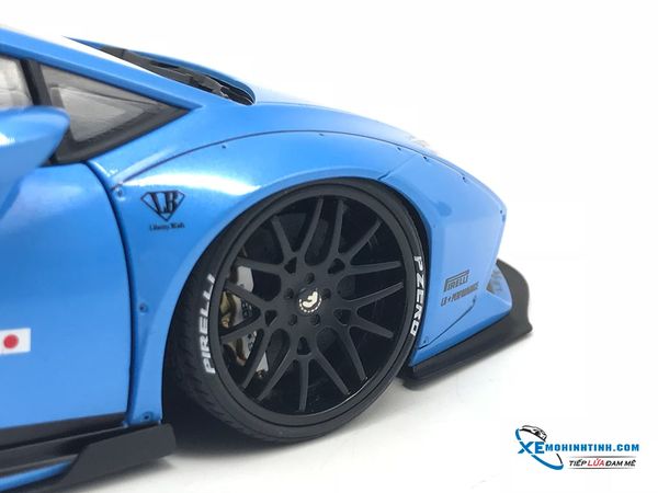 Lamborghini Huracan Liberty Walk LB-WORKS Autoart 1:18 (Xanh)