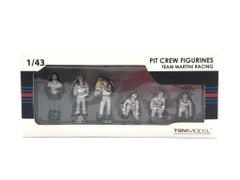PIT crew figurines martin racing (set of 6)  TSM 1:43 (Trắng)