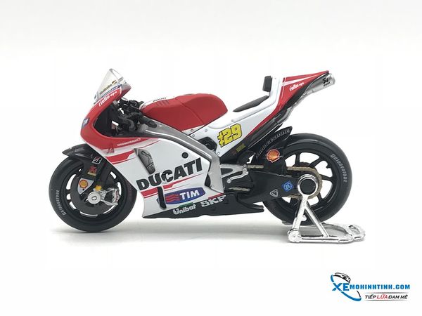 XE MÔ HÌNH DUCATI DESMOSSEDICI 2015 #29 1:18 MAISTO ( Đỏ )