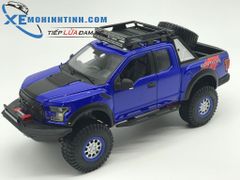 XE MÔ HÌNH DESIGN OFF-ROAD KINGS 2017 FORD F-150 RAPTOR 1:24 MAISTO (XANH DƯƠNG)