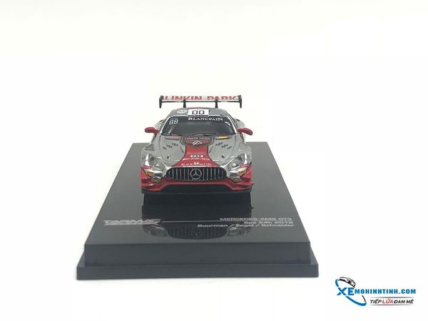 Mercedes AMG Gt3 Spa 24h 2016 1:64 Tarmac ( đỏ bạc )