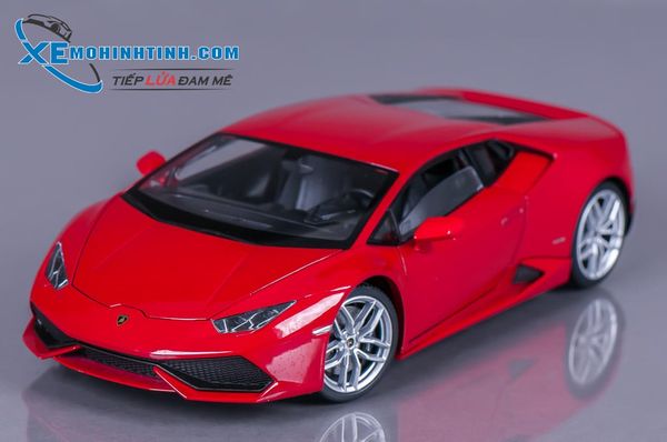 XE MÔ HÌNH LAMBORGHINI HURACAN 1:18 WELLY-NEX (ĐỎ)