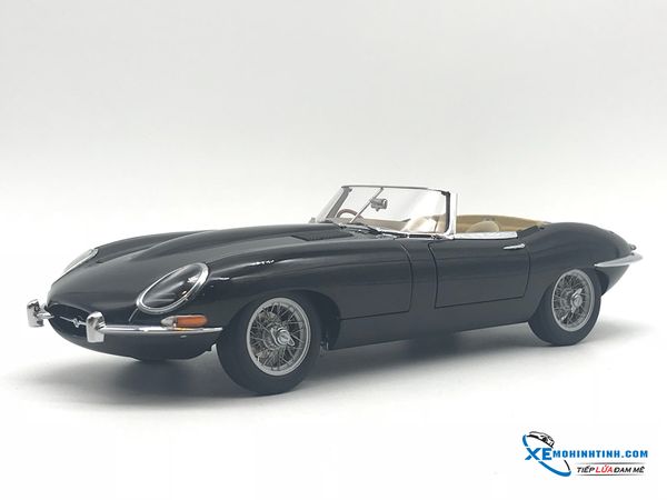 Jaguar E-Type Roadster Series I 3.8 (Black)(With Metal Wire-Spoke Wheels)