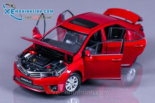 XE MÔ HÌNH TOYOTA COROLLA 2014 1:18 PAUDI (ĐỎ)